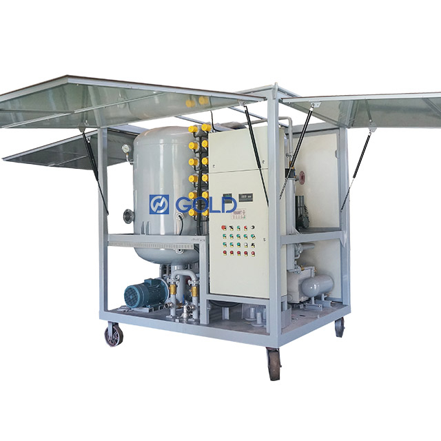 Máquina de filtro de aceite de transformador de doble etapa de 6000L/H