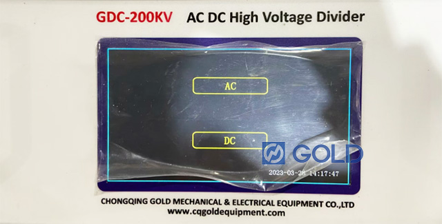 Divisor de alto voltaje de AC DC multifunción de AC de 200KV