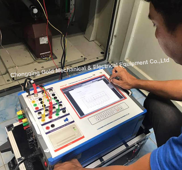 GDGK-307 Equipo de prueba de analizador de circuitos CBA para pruebas de interruptor SIG