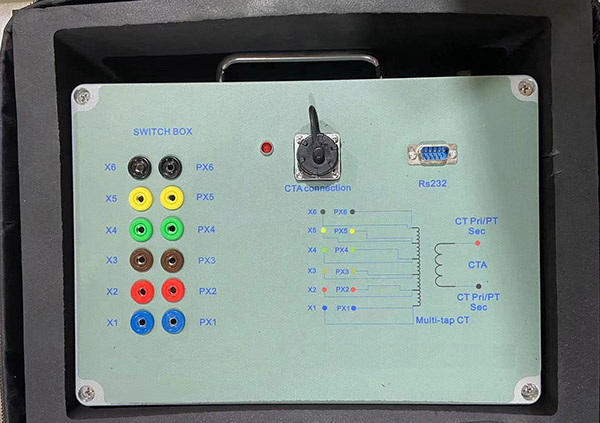 Caja de interruptor para CT VT Tester