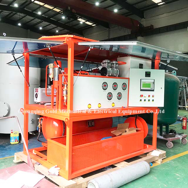 Sistema de recuperación de gas SF6 de alta vacío GDQT para el interruptor SF6