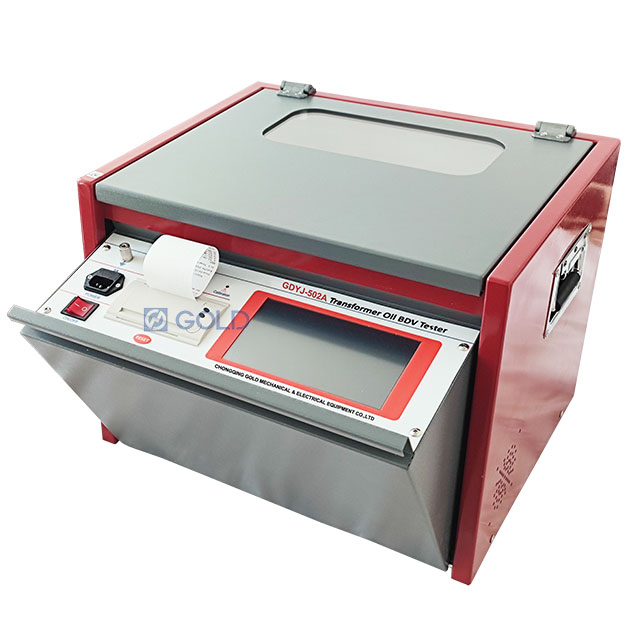 GDYJ-502A Pantalla táctil de 100kV Transformador de aceite Voltaje de descomposición dieléctrica BDV ASTM D1816