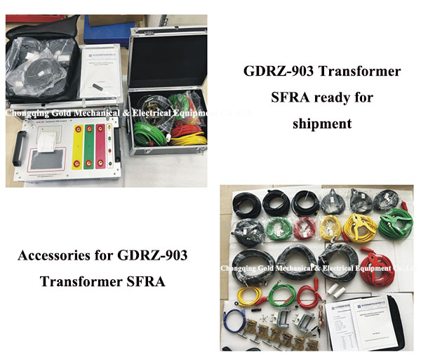 Probador de deformación de devolución de transformador GDRZ-903 SFRA listo para el envío