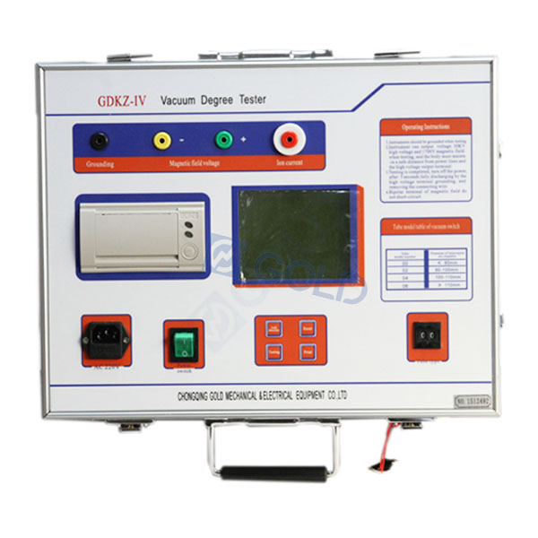 Probador de grado de aspirador GDKZ-IV High Voltage Circuter Vacuum, probador de vacuidad de alguardín de voltaje de alto voltaje