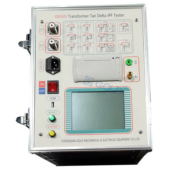 GDGS Transformador automático IPF Aislamiento Factor de potencia Tester, Transformer Tan Delta Tester