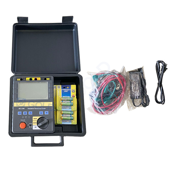 GD-2306 Digital Megger Megger High Voltaje Resistencia a aislamiento Probador Mégimen