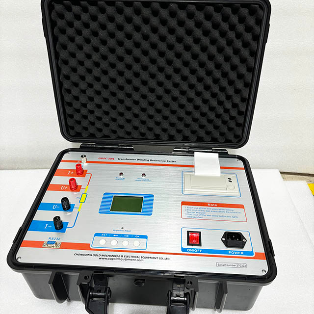 Tester de resistencia DC de transformador de la serie GDZC, ohmímetro de Mirco