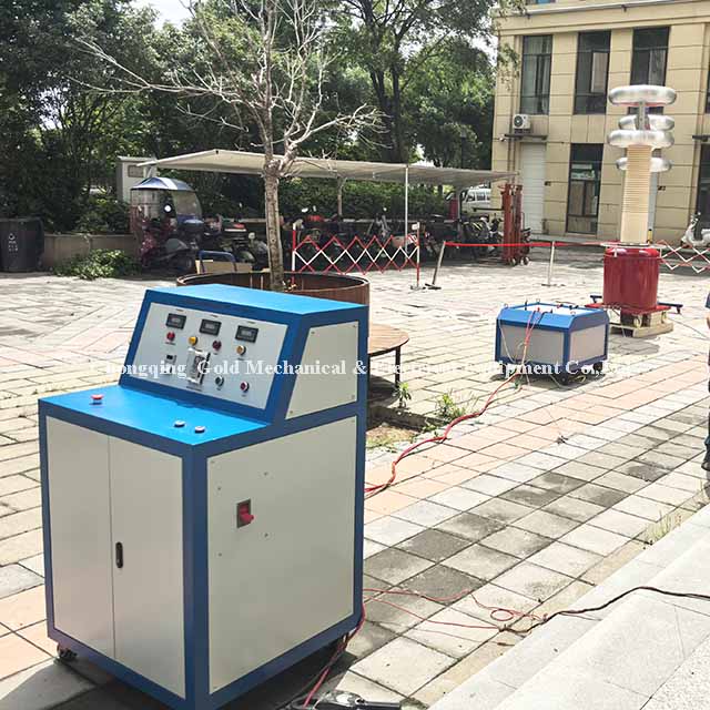 Sistema de prueba de descarga no parcial GDWJ-300KV 100KVA listo para el envío