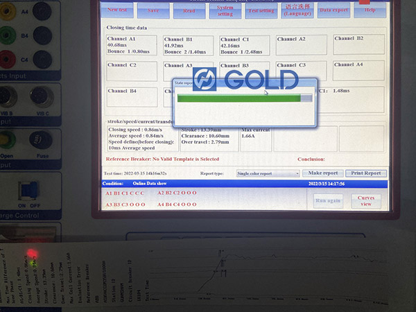 El equipo de prueba de analizador de circuito GDGK-307 CBA se utiliza para la prueba de interruptor SIG