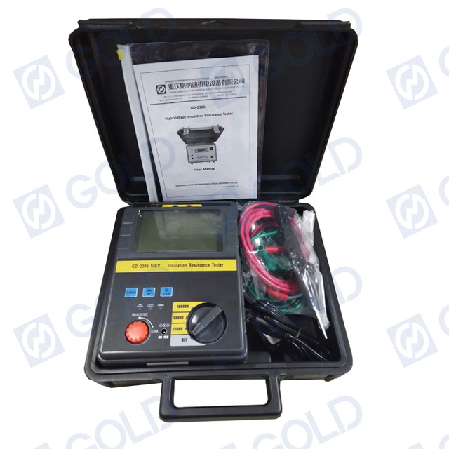 GD-2305 Tester de resistencia a aislamiento digital de alto voltaje de 5kV
